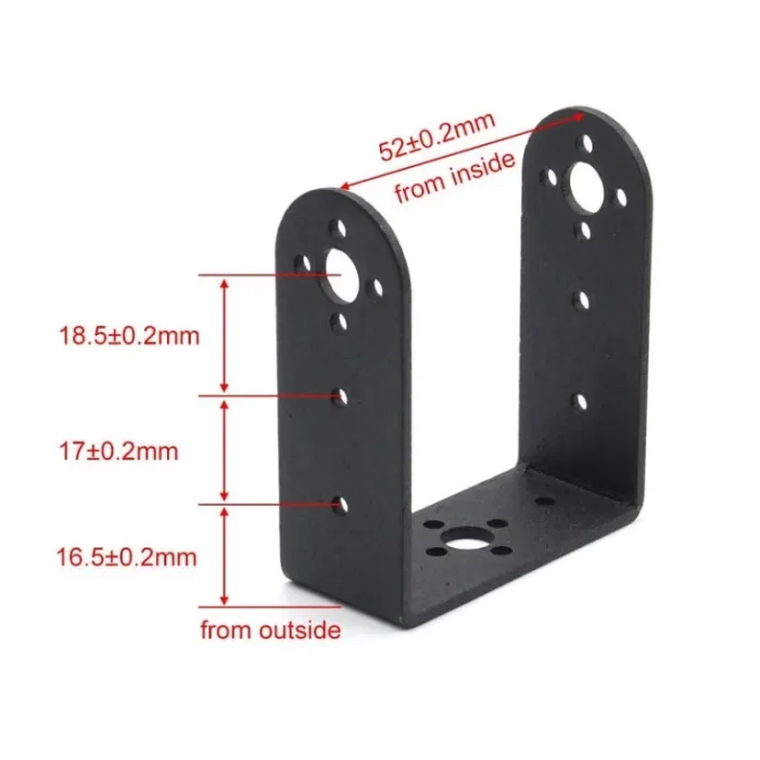Servo Mount Brackets For MG995 MG996 Servo Motor - Image 2