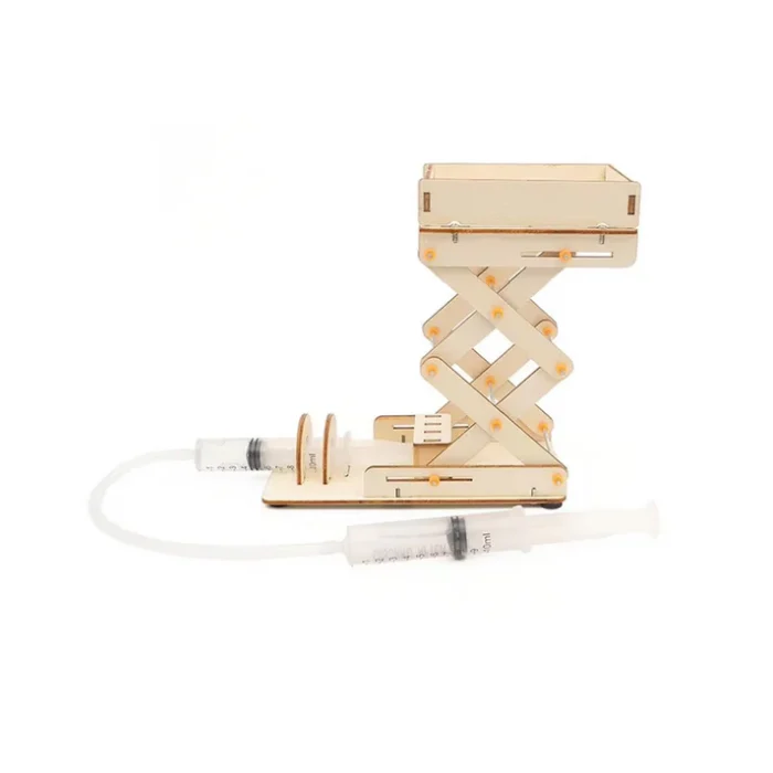 DIY Hydraulic Elevator Platform 3D Children Educational Wooden Toys for School - Image 4