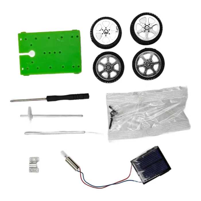Mini DIY Solar Powered Toy Car Kit - Image 2