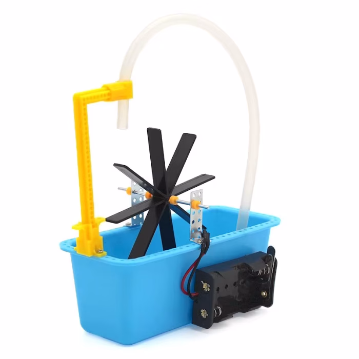 DIY Electric Waterwheel Toy Science Experiment Kit Education DIY Kids| Science Toy | STEM Kit - Image 1