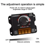 DC 12V–24V 30A LED Light Dimmer Switch Module – PWM Brightness Controller - Image 5