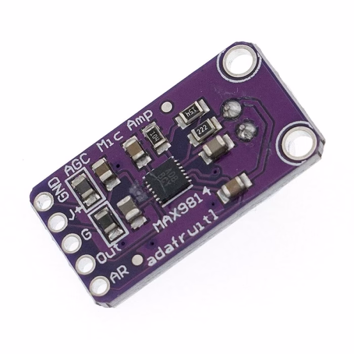 MAX9814 High Performance Microphone AGC Amplifier Module - Image 2