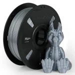 Numakers PLA+ Filament- Simply Silver (1.75mm/ 1kg Spool)